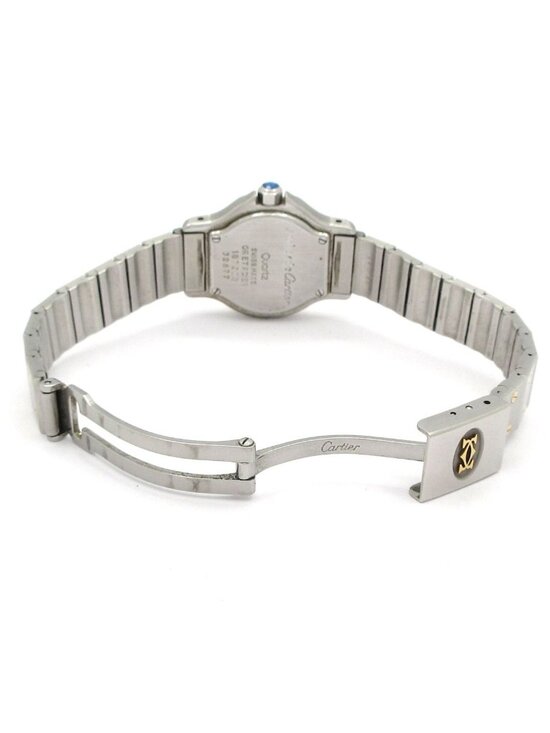 Cartier Watch Santos Octagon SM SS 18k Yellow Gold Ivory main image 5